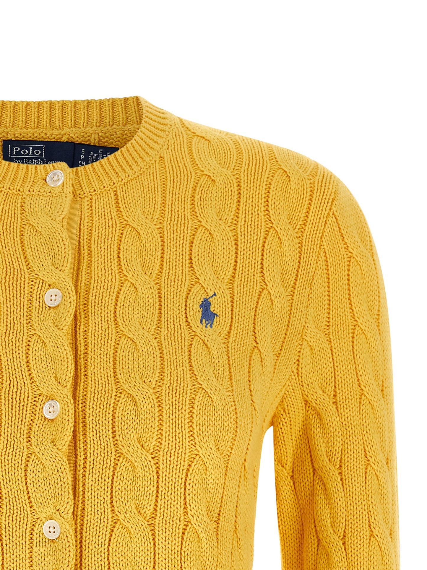 Cárdigan bicolor de algodón Polo Ralph Lauren