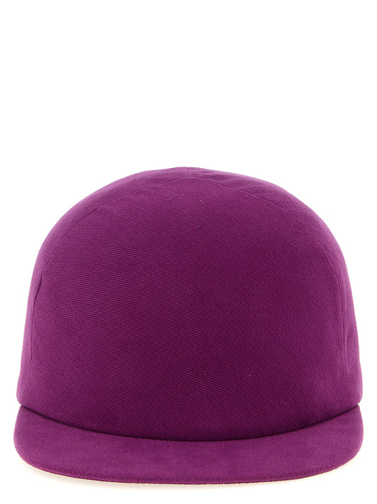 Gorra Balenciaga de algodón morada (estilo béisbol)