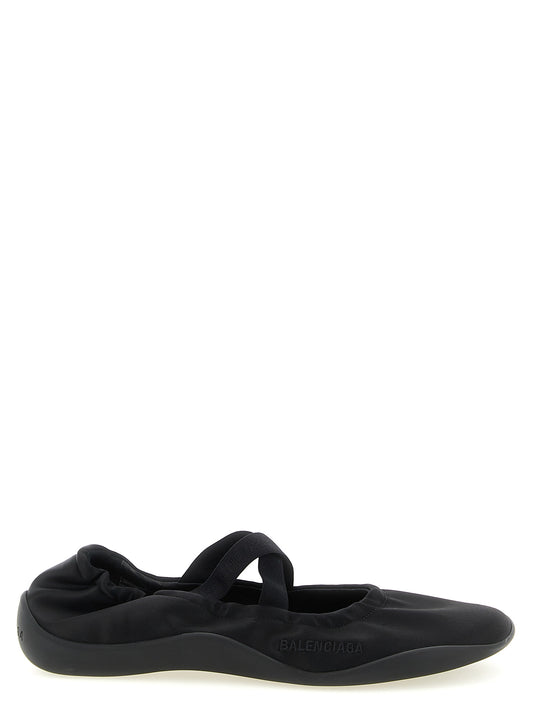 Bailarinas Balenciaga de poliéster negras