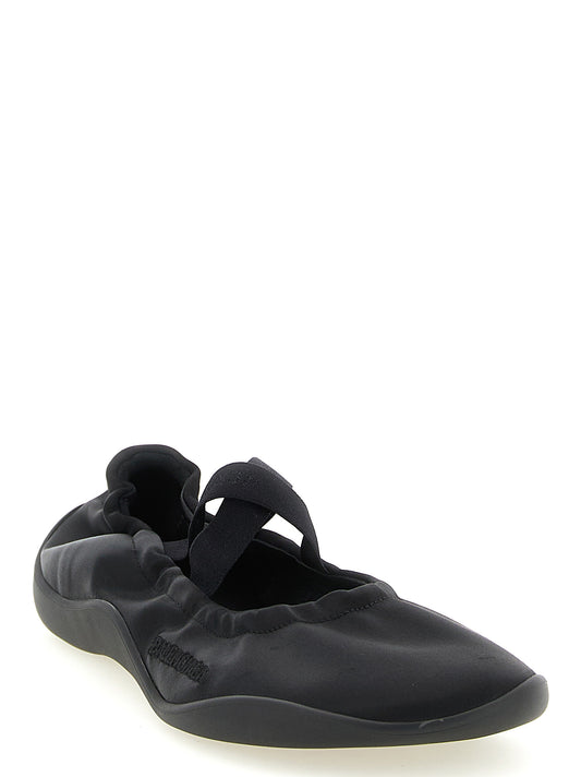 Bailarinas Balenciaga de poliéster negras