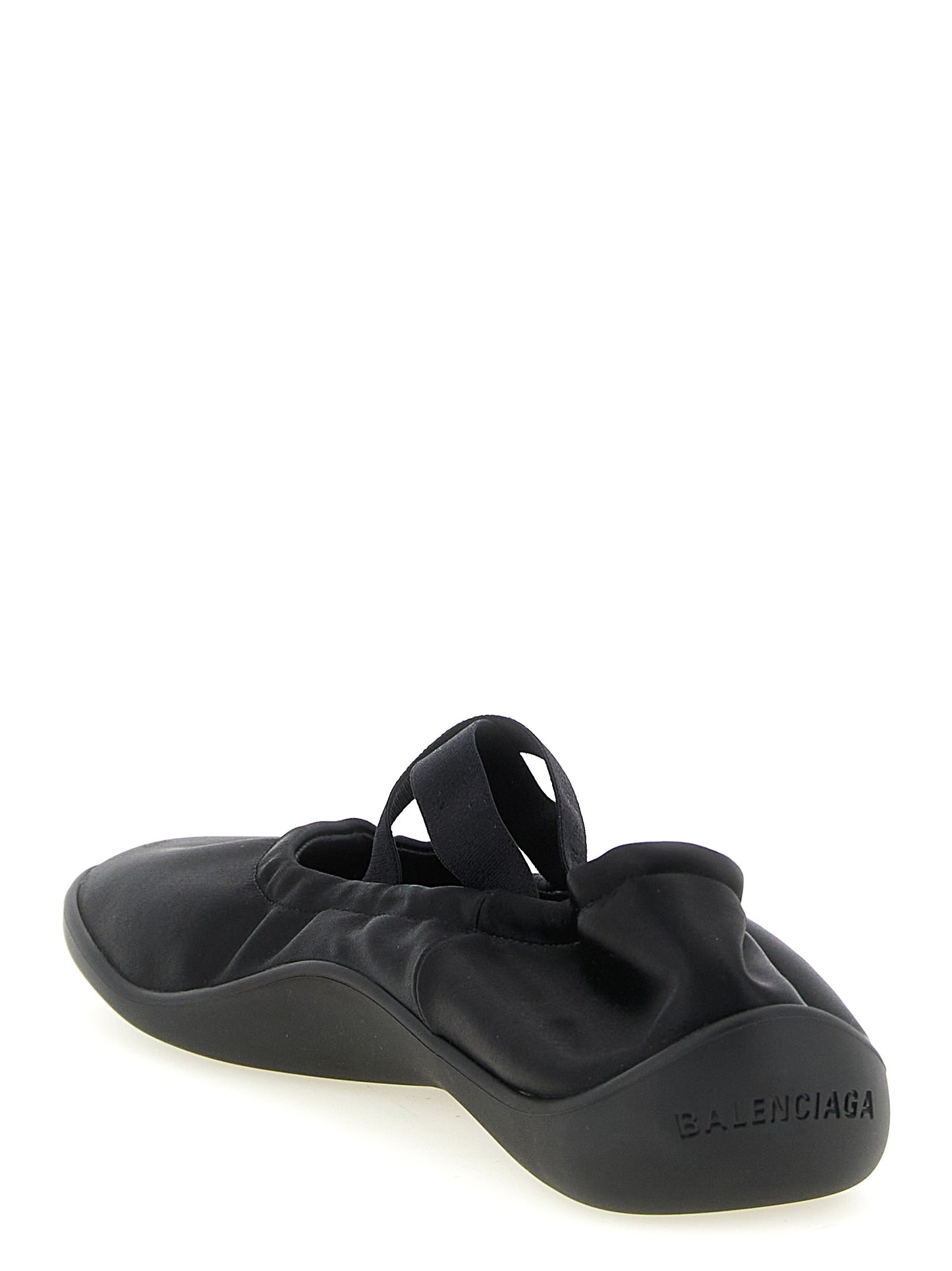 Bailarinas Balenciaga de poliéster negras