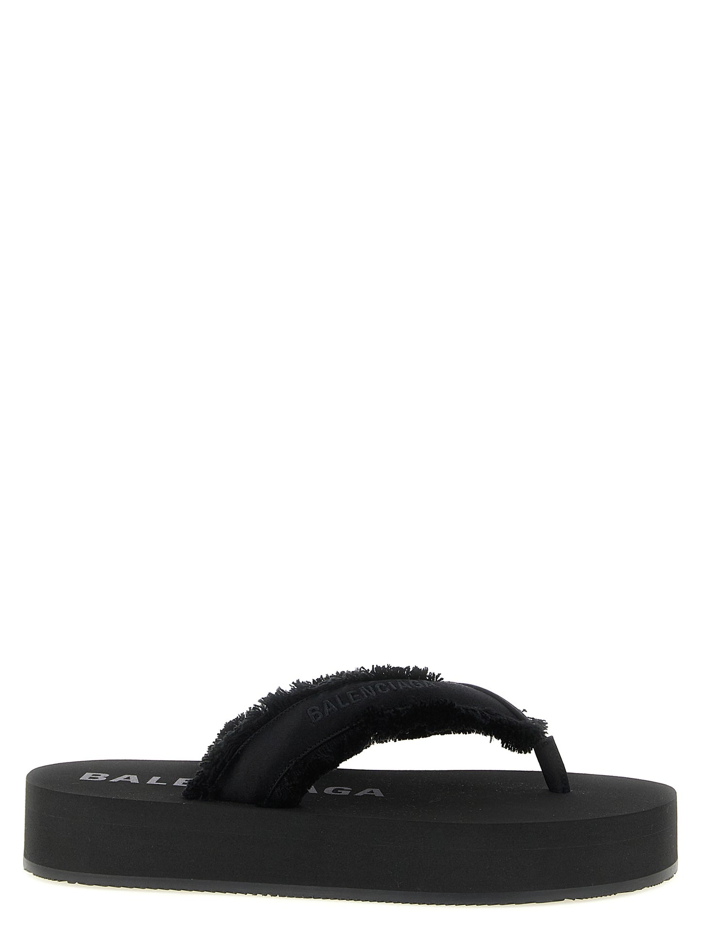 Sandalias Balenciaga negras de viscosa