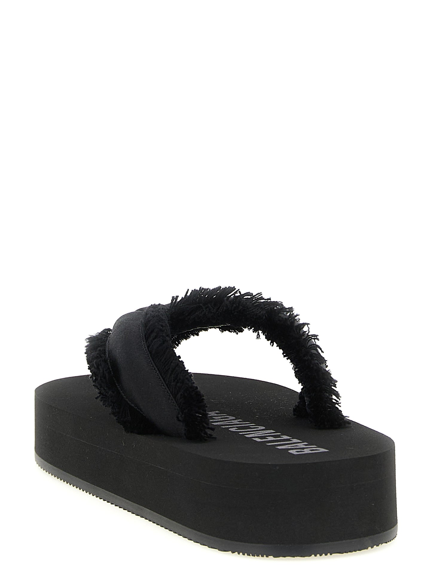 Sandalias Balenciaga negras de viscosa