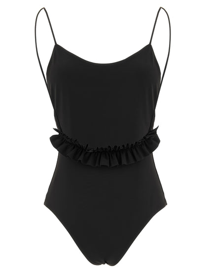 Bañador Jacquemus de poliamida negra de una pieza