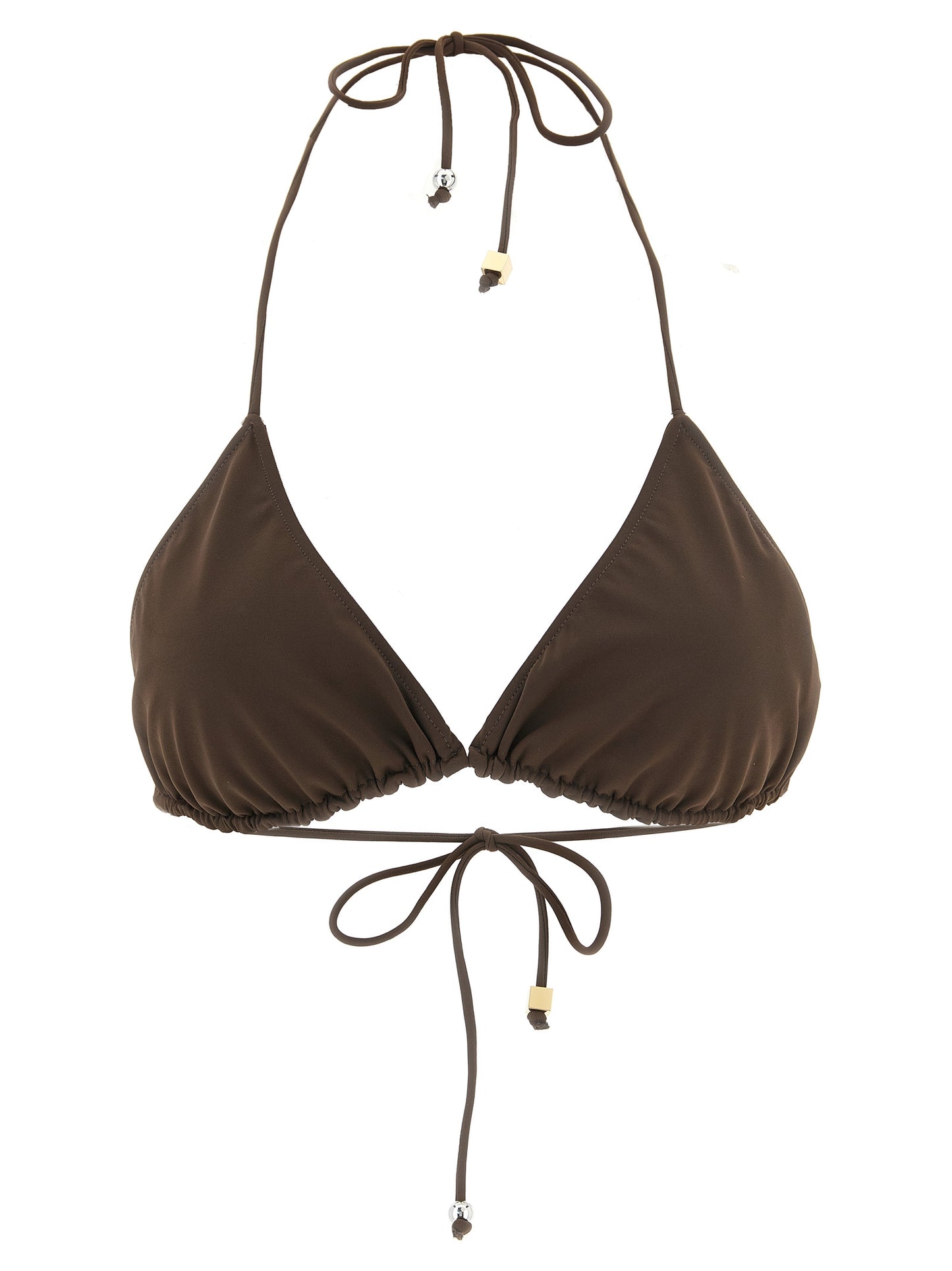 Bikini de poliamida marrón de Jacquemus