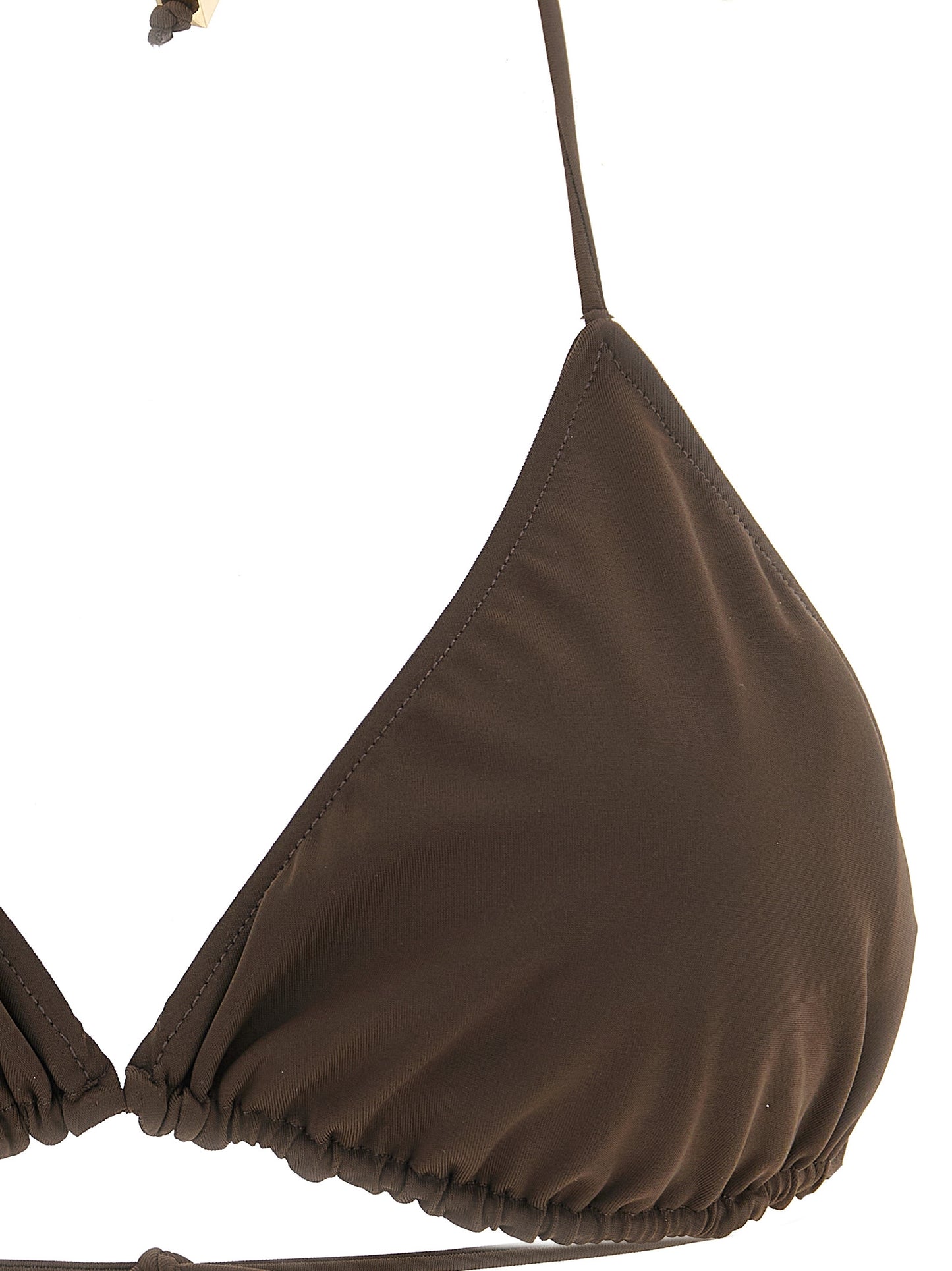 Bikini de poliamida marrón de Jacquemus