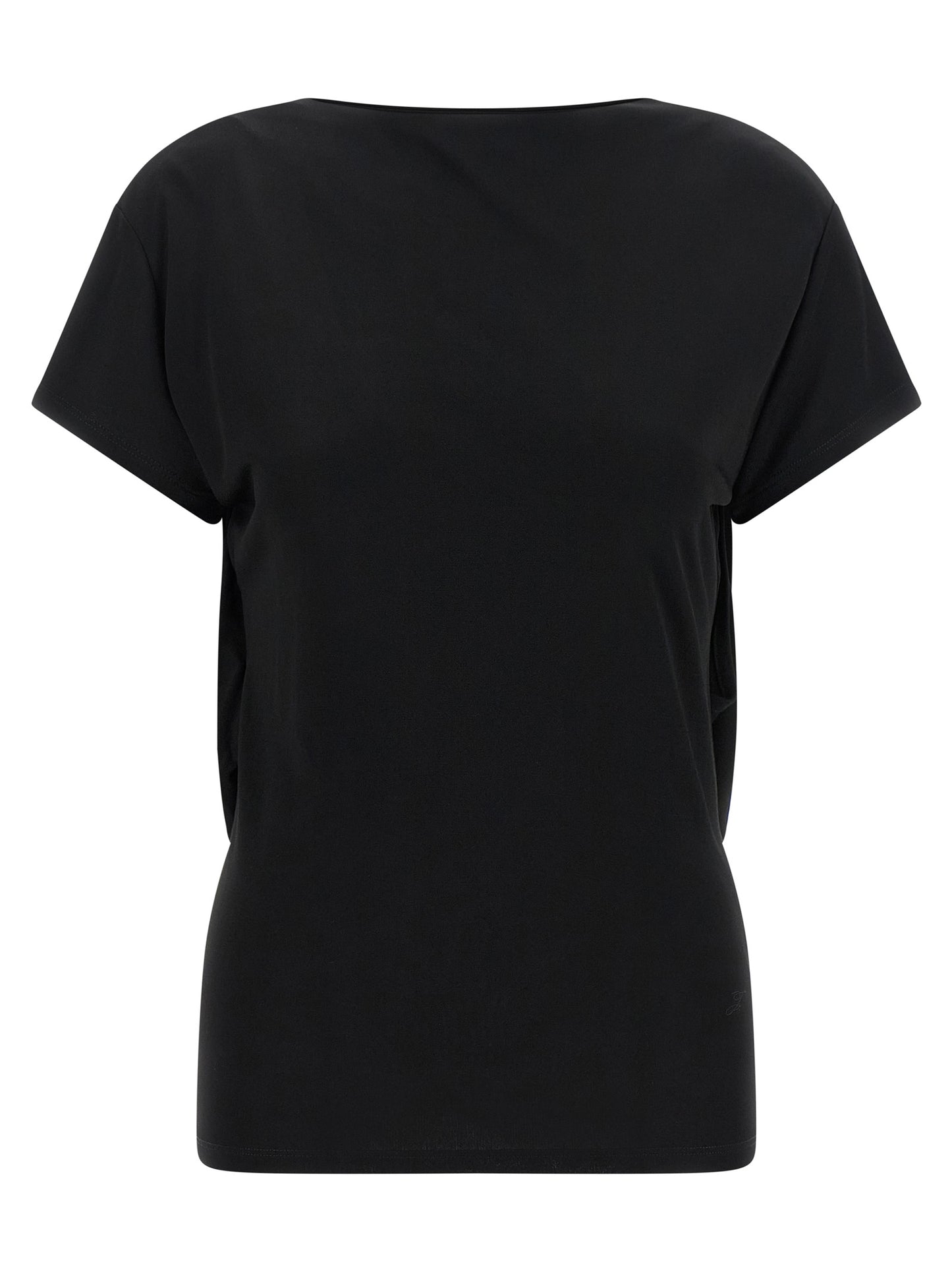 Camiseta Jacquemus negra de viscosa