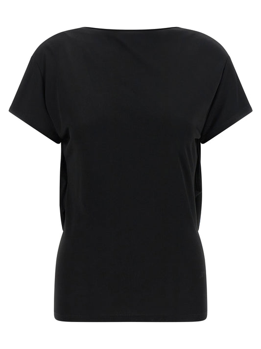 Camiseta Jacquemus negra de viscosa