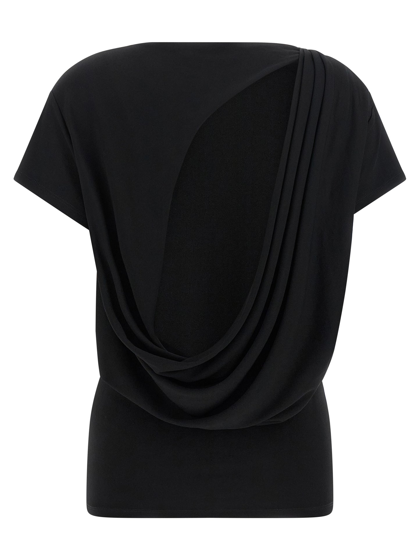Camiseta Jacquemus negra de viscosa