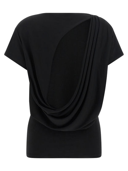 Camiseta Jacquemus negra de viscosa