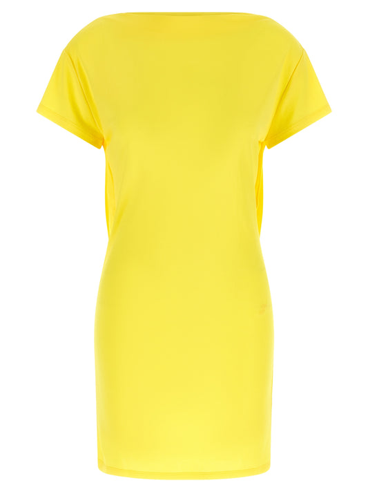Vestido Corto Bicolor de Viscosa Jacquemus