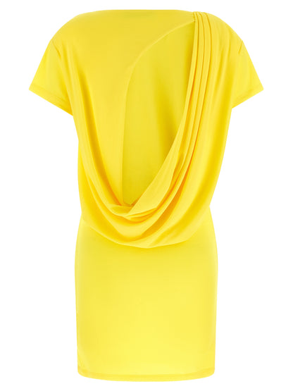 Vestido Corto Bicolor de Viscosa Jacquemus