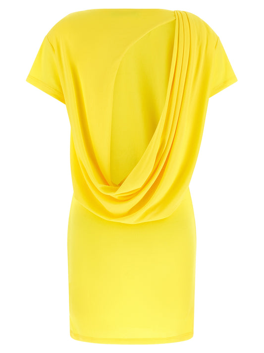 Vestido Corto Bicolor de Viscosa Jacquemus
