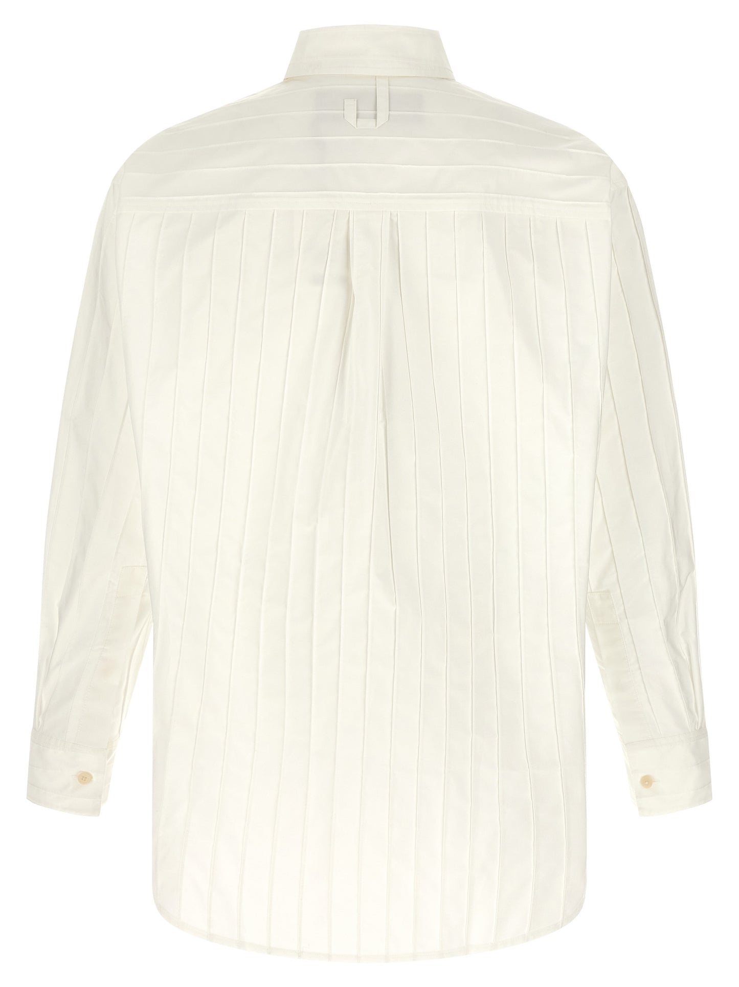 Blouse Jacquemus en coton blanc - Design structurel épuré