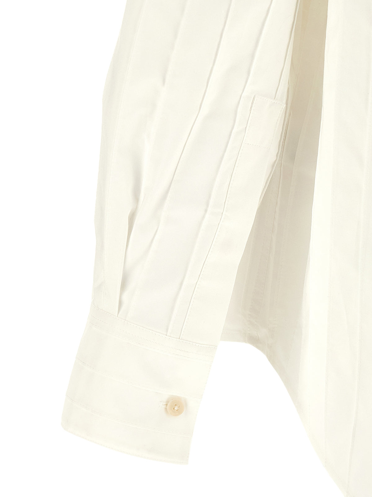 Blouse Jacquemus en coton blanc - Design structurel épuré