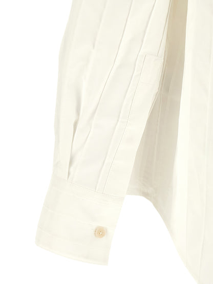 Blouse Jacquemus en coton blanc - Design structurel épuré