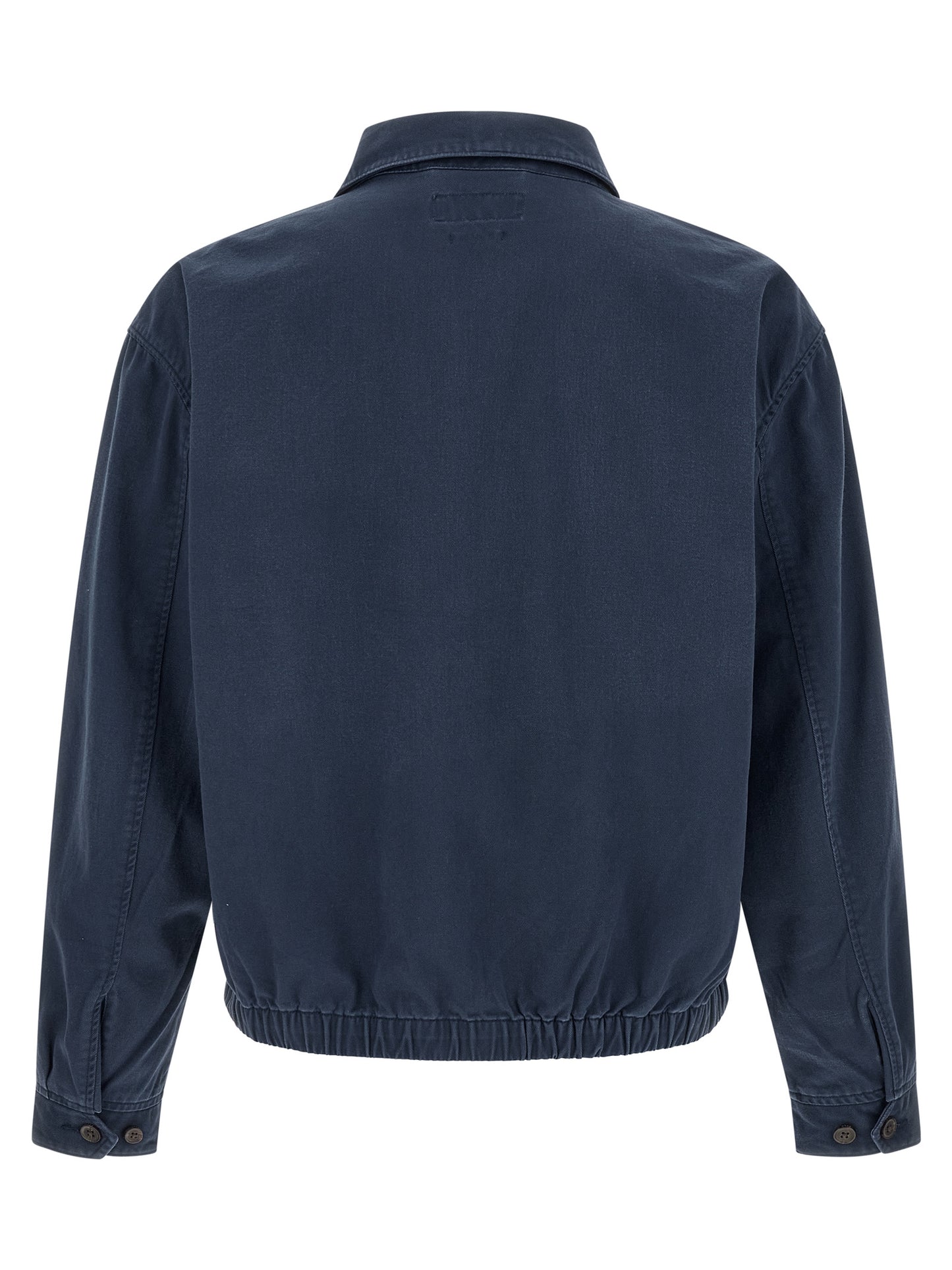Chaqueta larga de algodón azul Polo Ralph Lauren