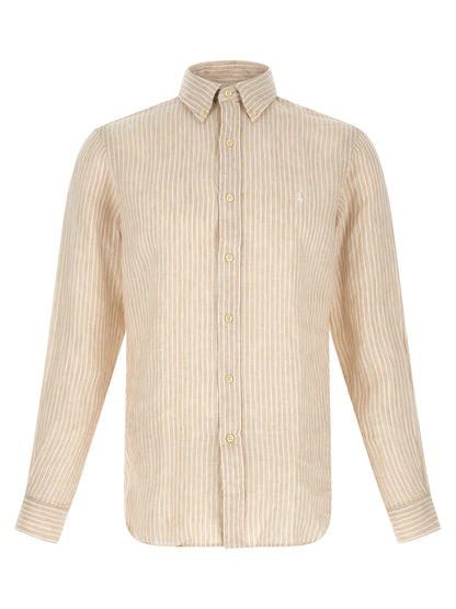 Polo Ralph Lauren Beige Linen Blouse