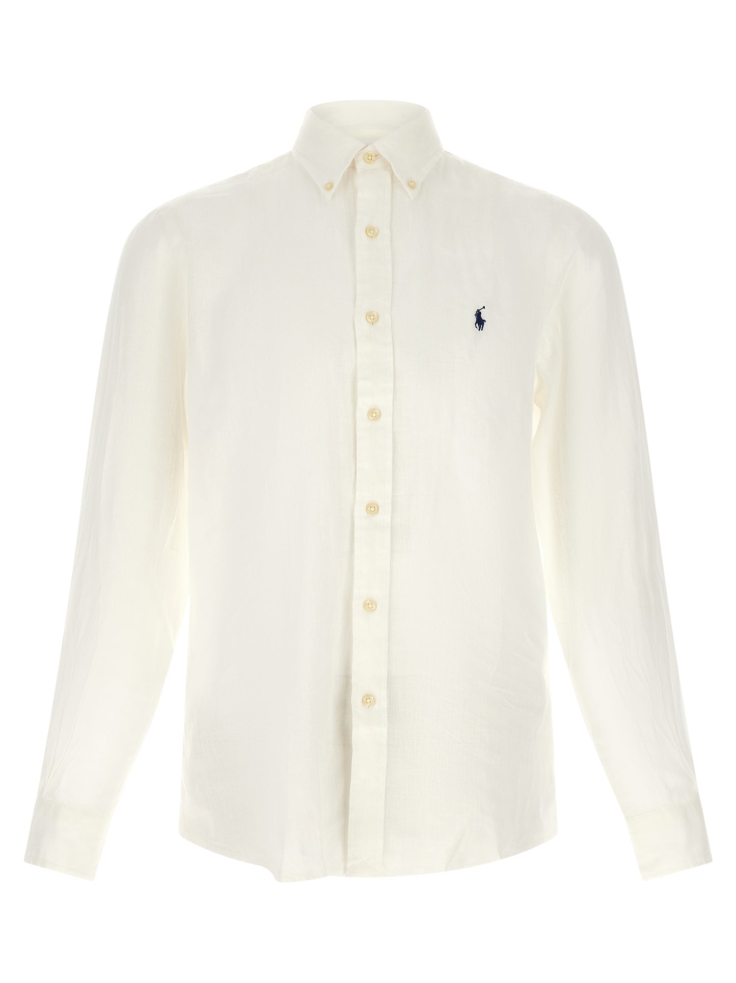 Chemisier en lin blanc Polo Ralph Lauren