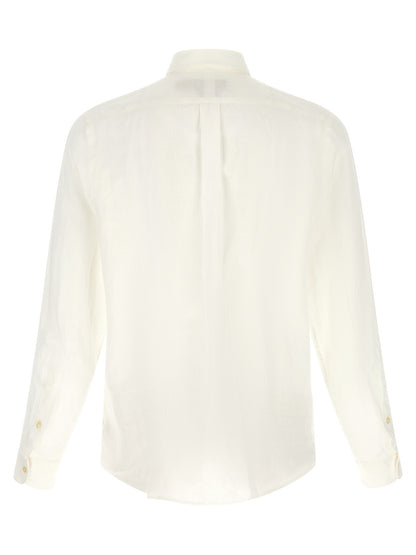 Chemisier en lin blanc Polo Ralph Lauren