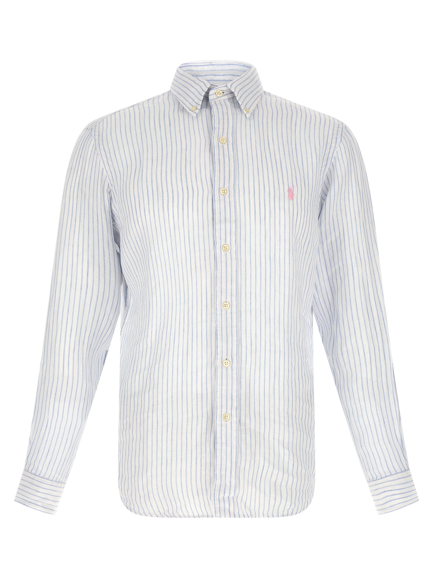 Chemisier en lin bleu Polo Ralph Lauren
