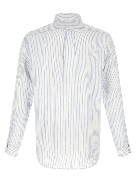 Blusa de lino azul Polo Ralph Lauren