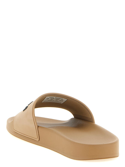 Balenciaga Chanclas Beige de Plástico