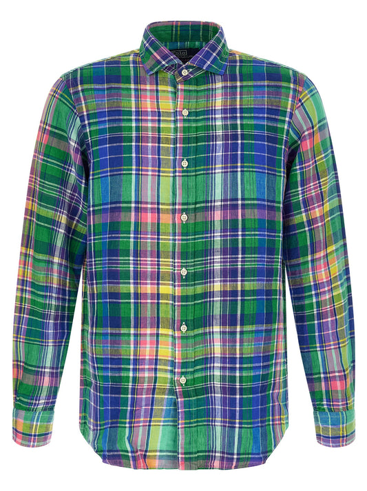 Blusa de lino multicolor Polo Ralph Lauren