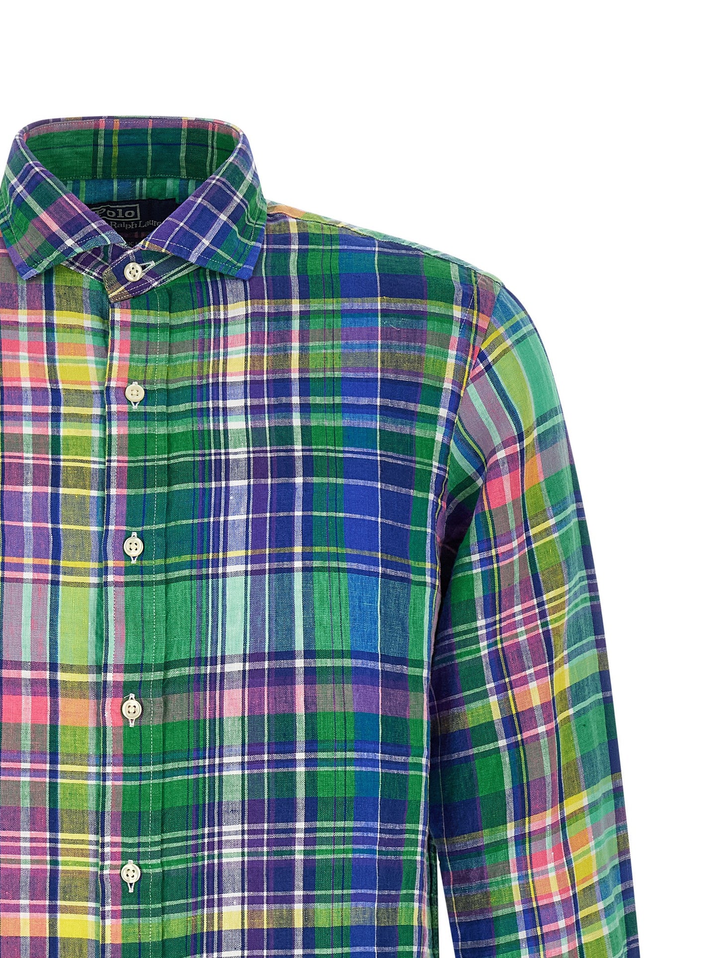 Blusa de lino multicolor Polo Ralph Lauren