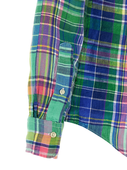 Blusa de lino multicolor Polo Ralph Lauren