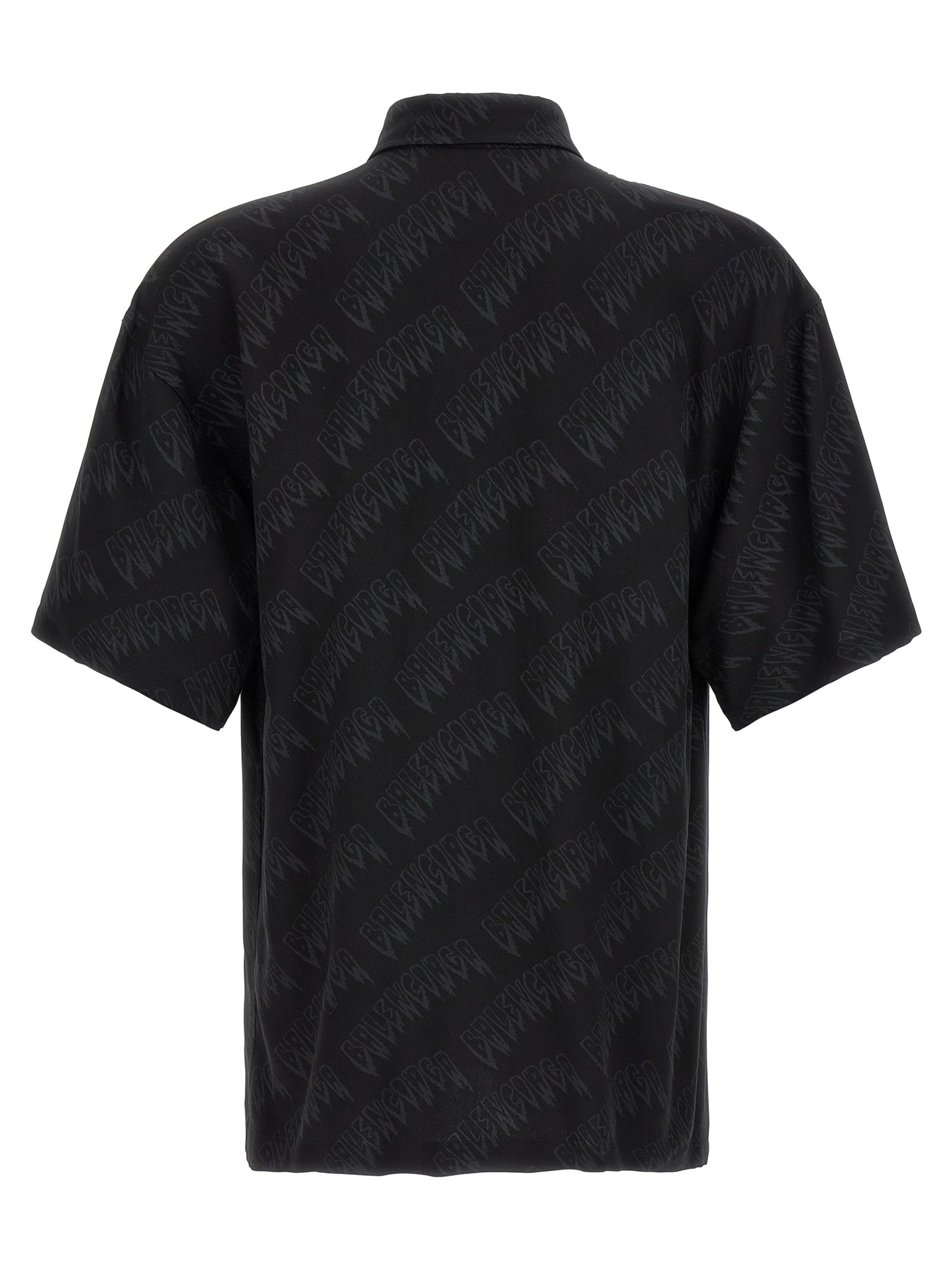 Balenciaga Black Viscose Blouse with Structured Cut
