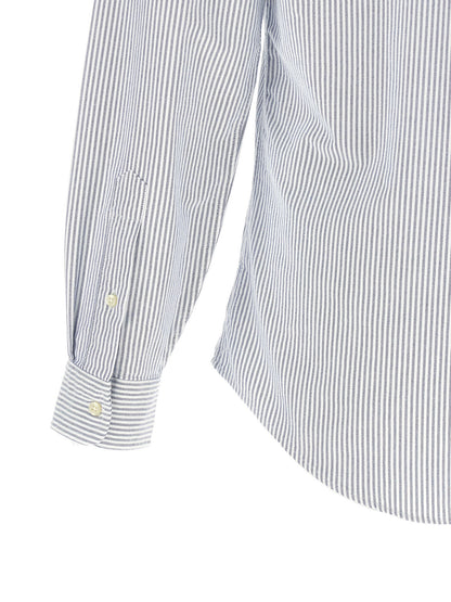 Blusa de algodón azul Polo Ralph Lauren
