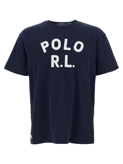 Classic Polo Ralph Lauren Blue Cotton T-Shirt