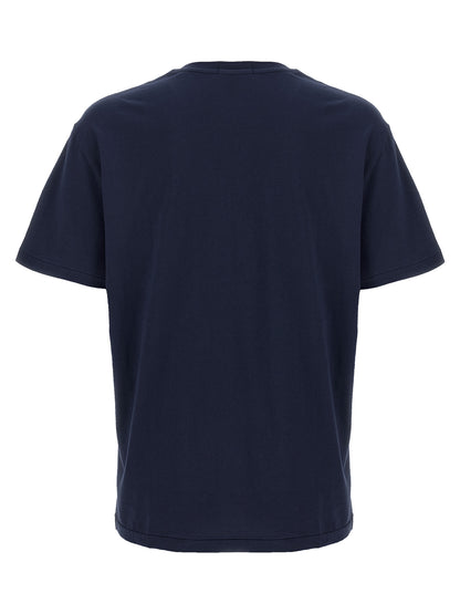 Classic Polo Ralph Lauren Blue Cotton T-Shirt