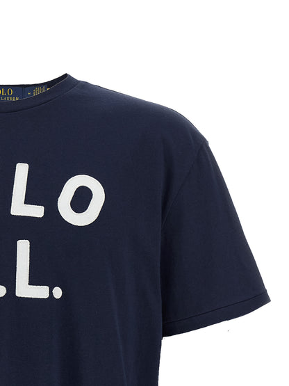 Classic Polo Ralph Lauren Blue Cotton T-Shirt