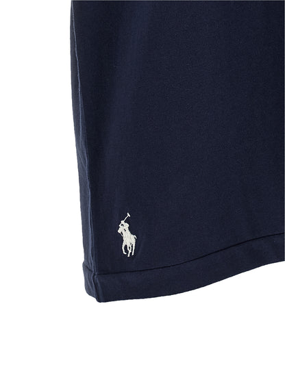 Classic Polo Ralph Lauren Blue Cotton T-Shirt