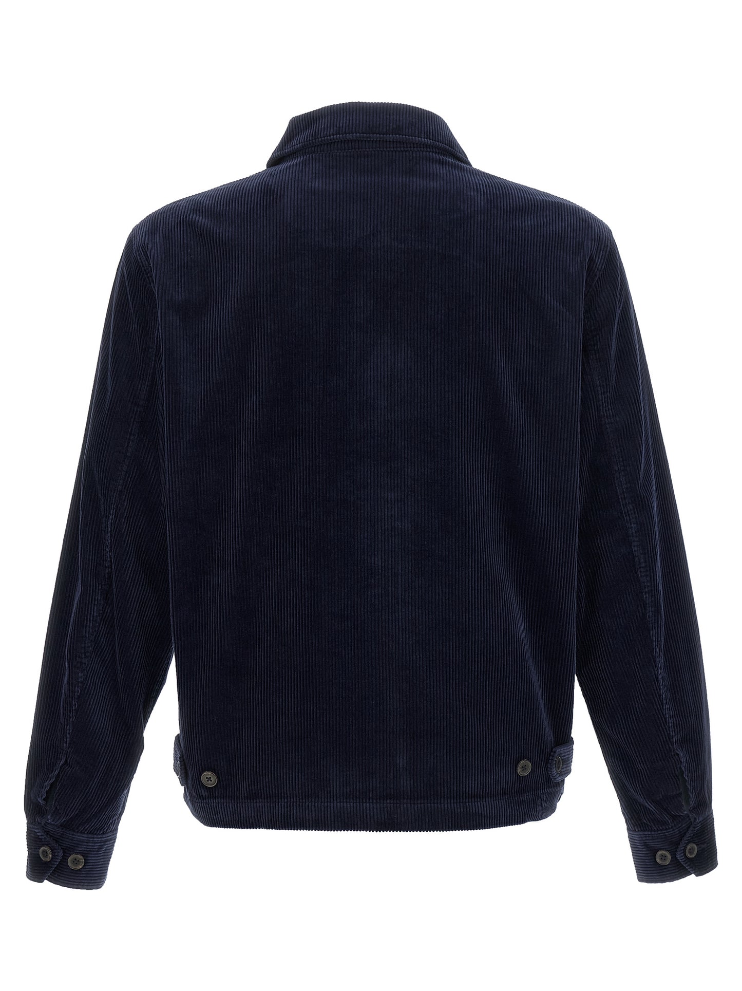 Chaqueta larga de algodón azul Polo Ralph Lauren