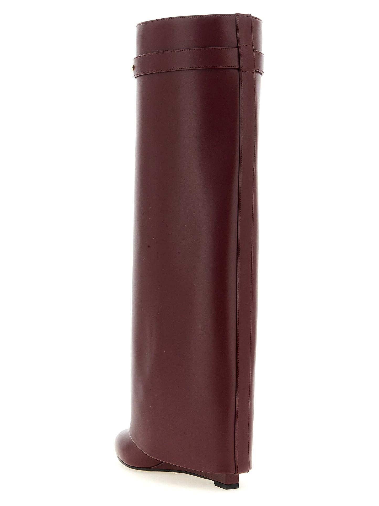 Givenchy Burdeos Piel de Becerro Por Encima de la Rodilla