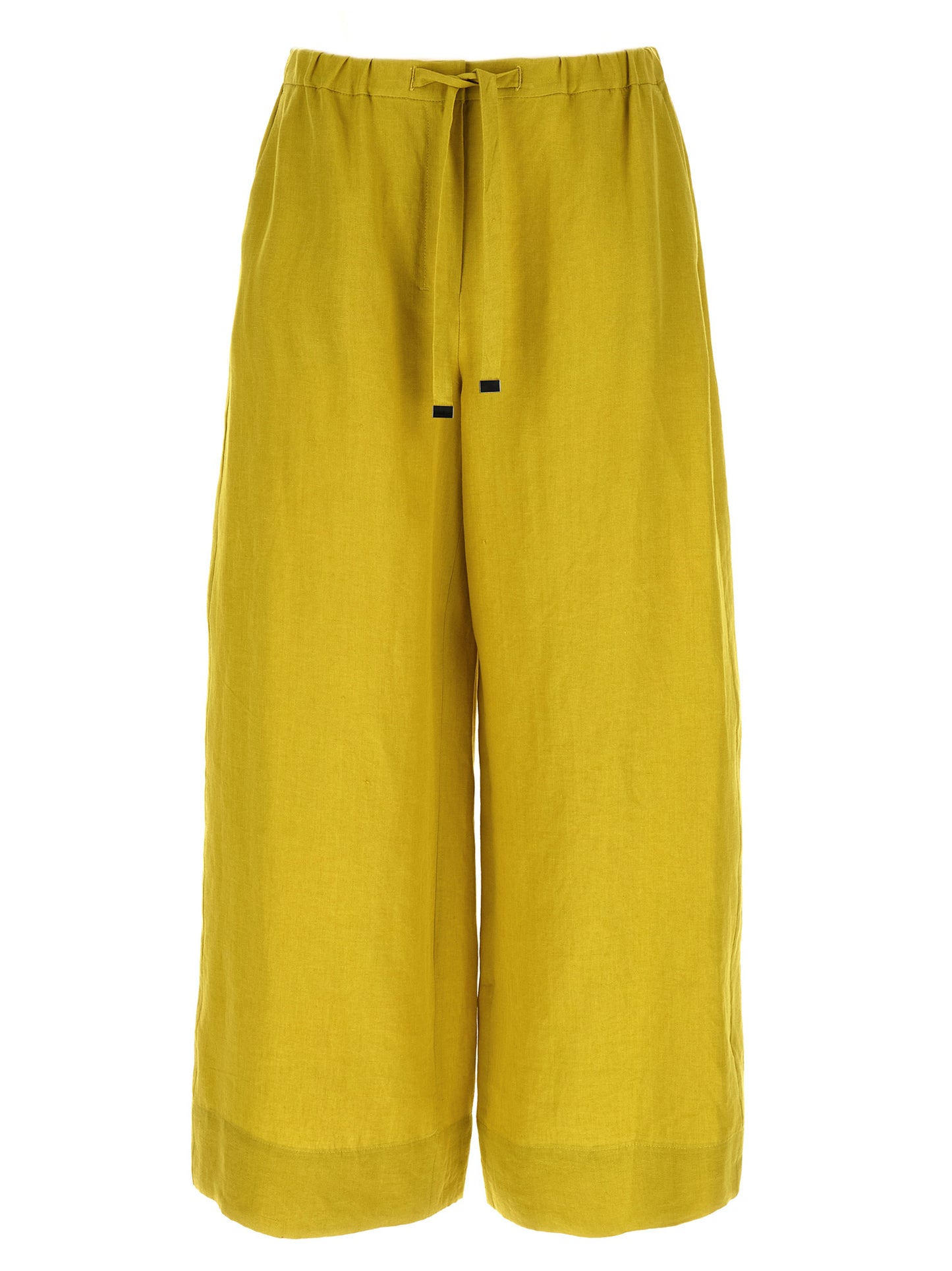 Pantalones casuales bicolor de lino 'S Max Mara
