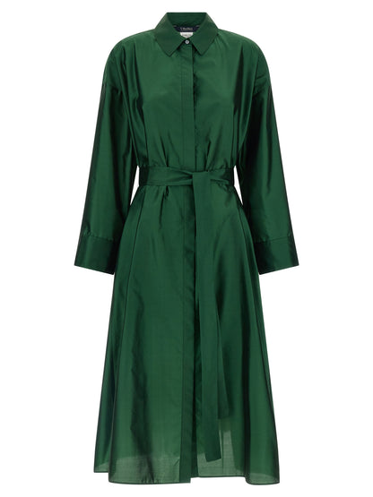 Vestido midi bicolor de poliéster de 'S Max Mara