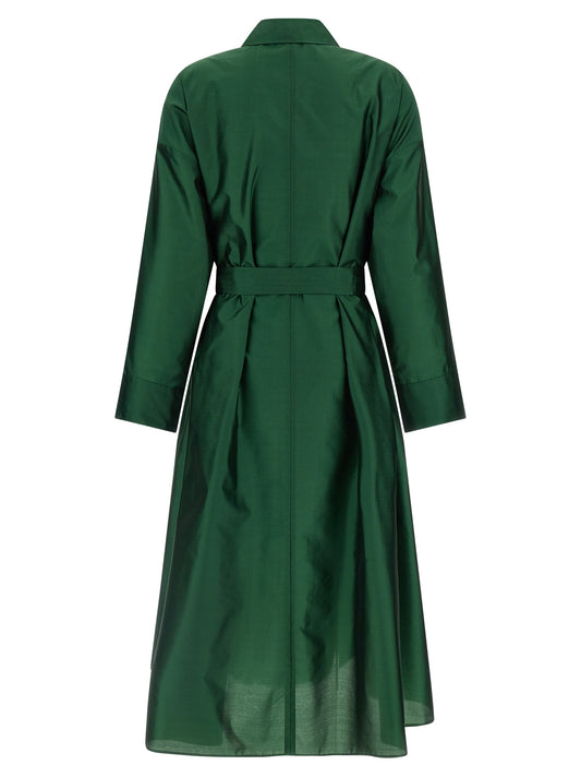 Vestido midi bicolor de poliéster de 'S Max Mara