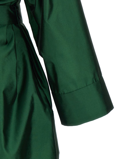 Vestido midi bicolor de poliéster de 'S Max Mara