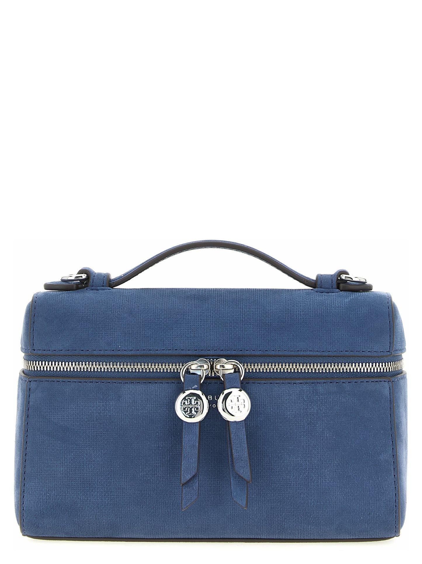 Bolso Tory Burch de piel de cordero azul