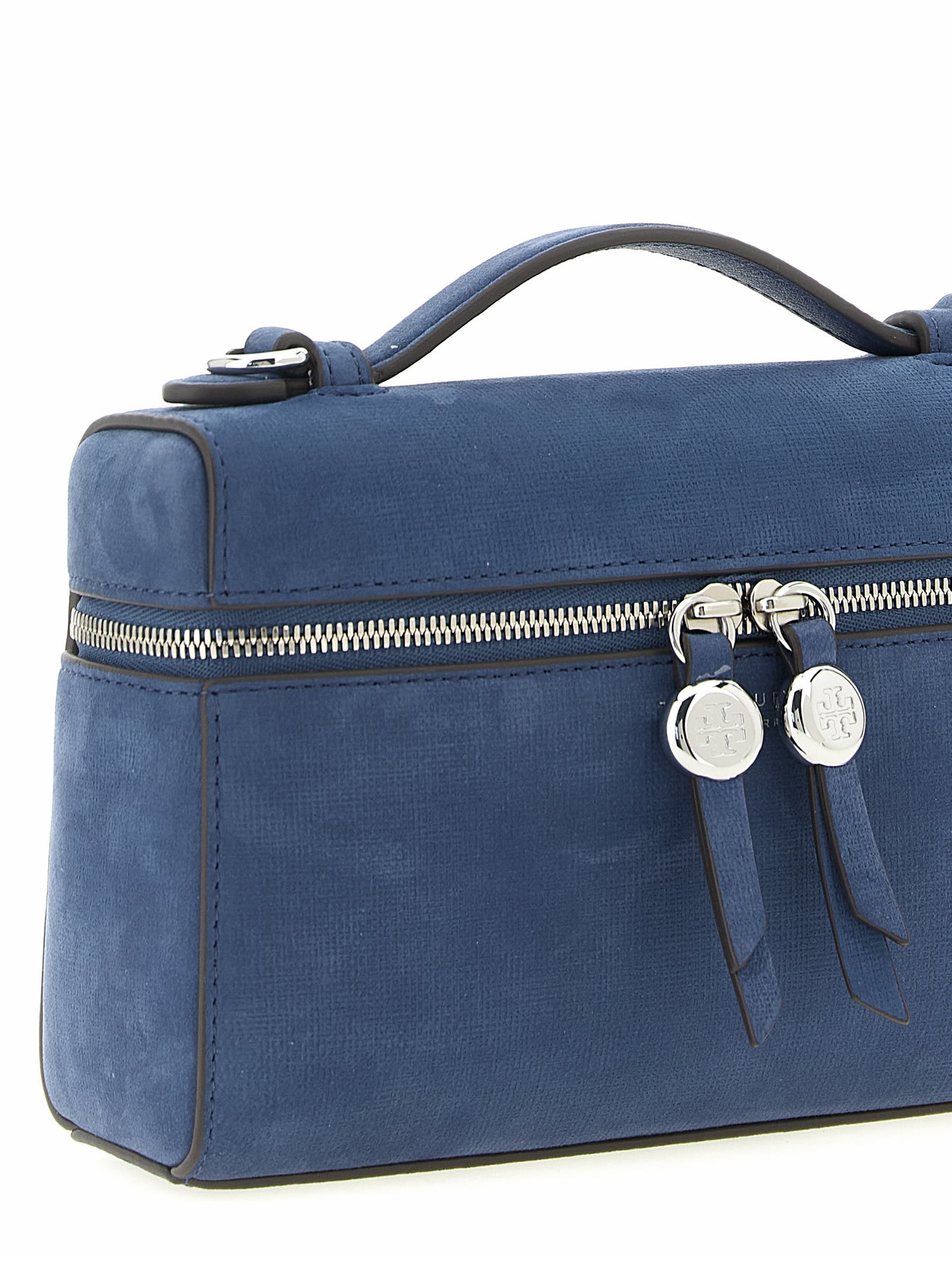 Bolso Tory Burch de piel de cordero azul