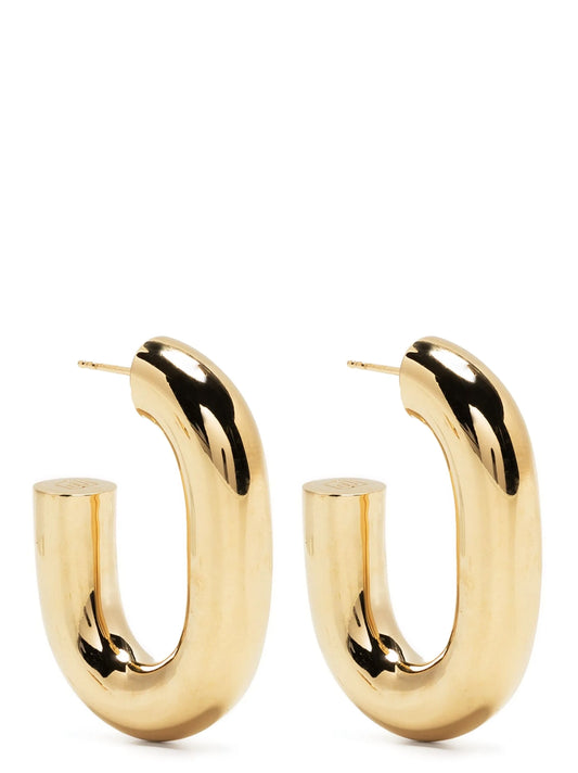 Pendientes de latón dorado Paco Rabanne