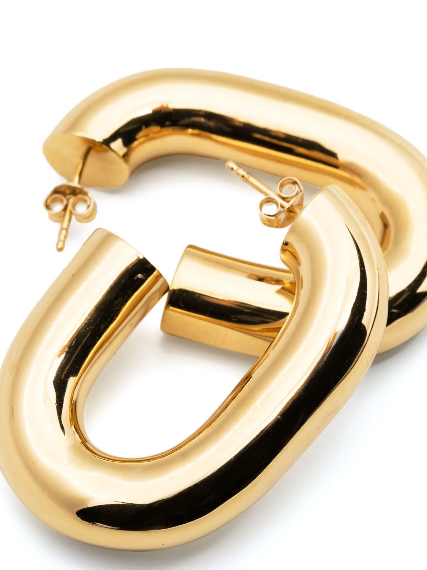 Pendientes de latón dorado Paco Rabanne