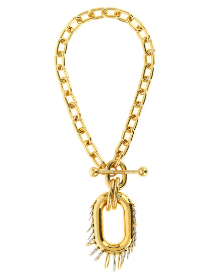 Collier Paco Rabanne en laiton doré