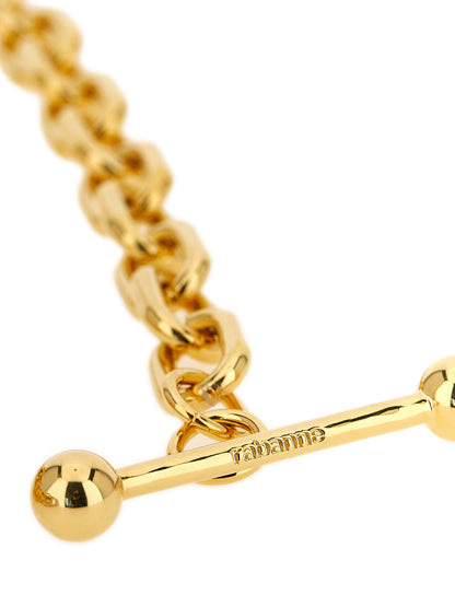 Collier Paco Rabanne en laiton doré