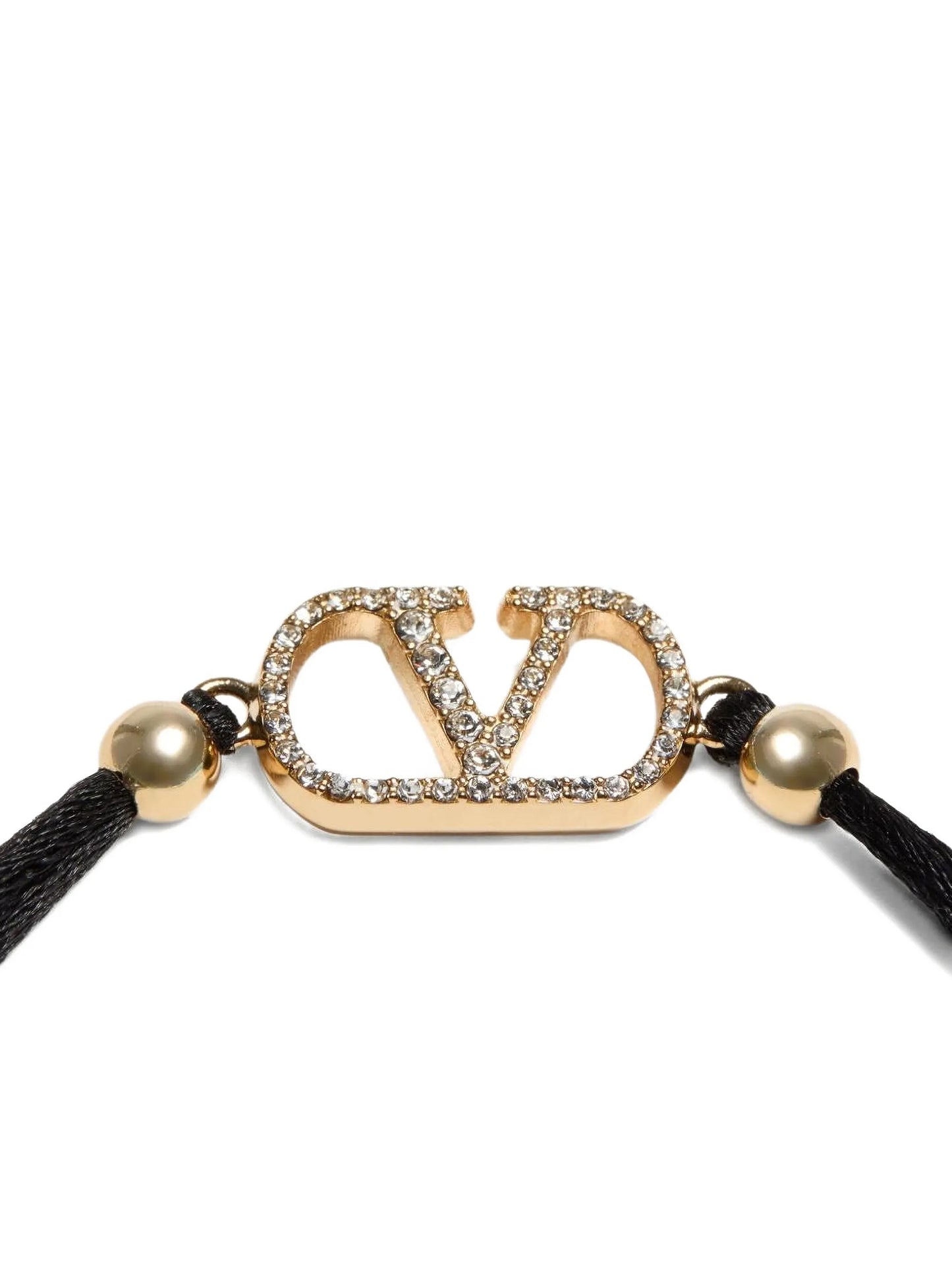Pulsera de poliéster negra Valentino Garavani