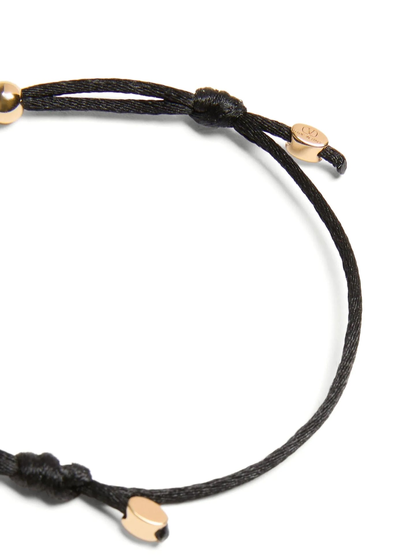 Pulsera de poliéster negra Valentino Garavani